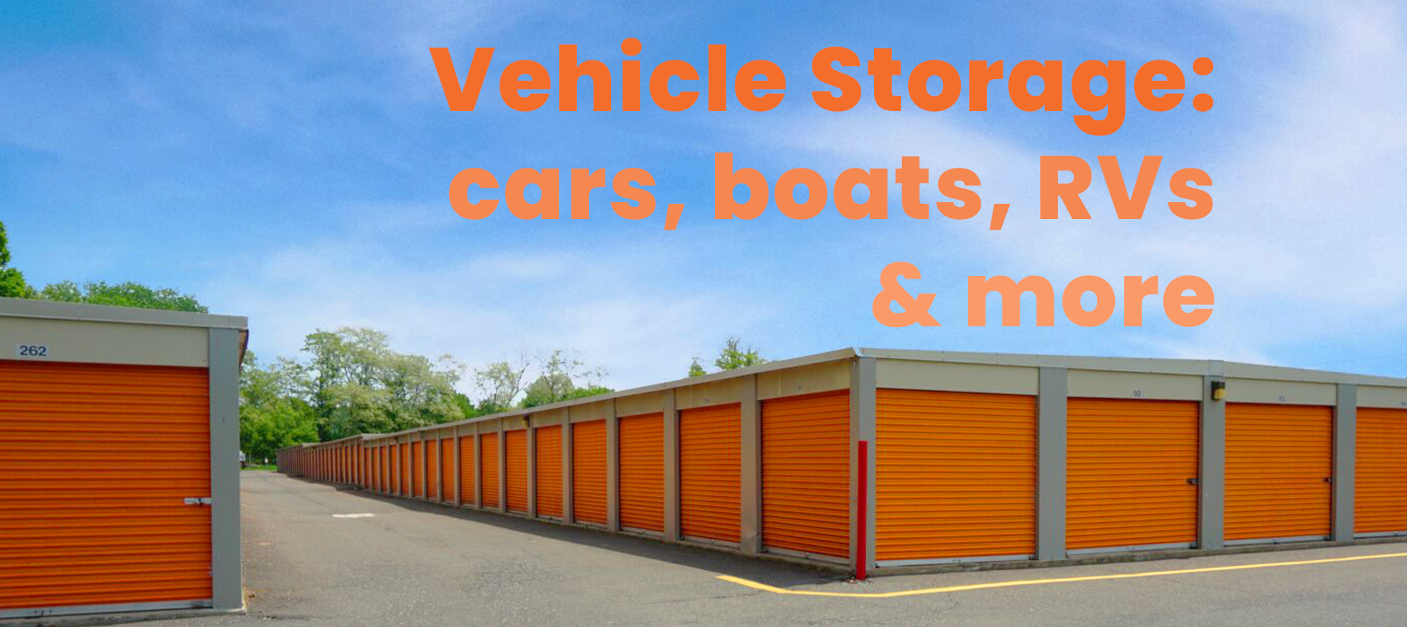 car, boat, RV, vehicle storage Danbury bethel connecticut